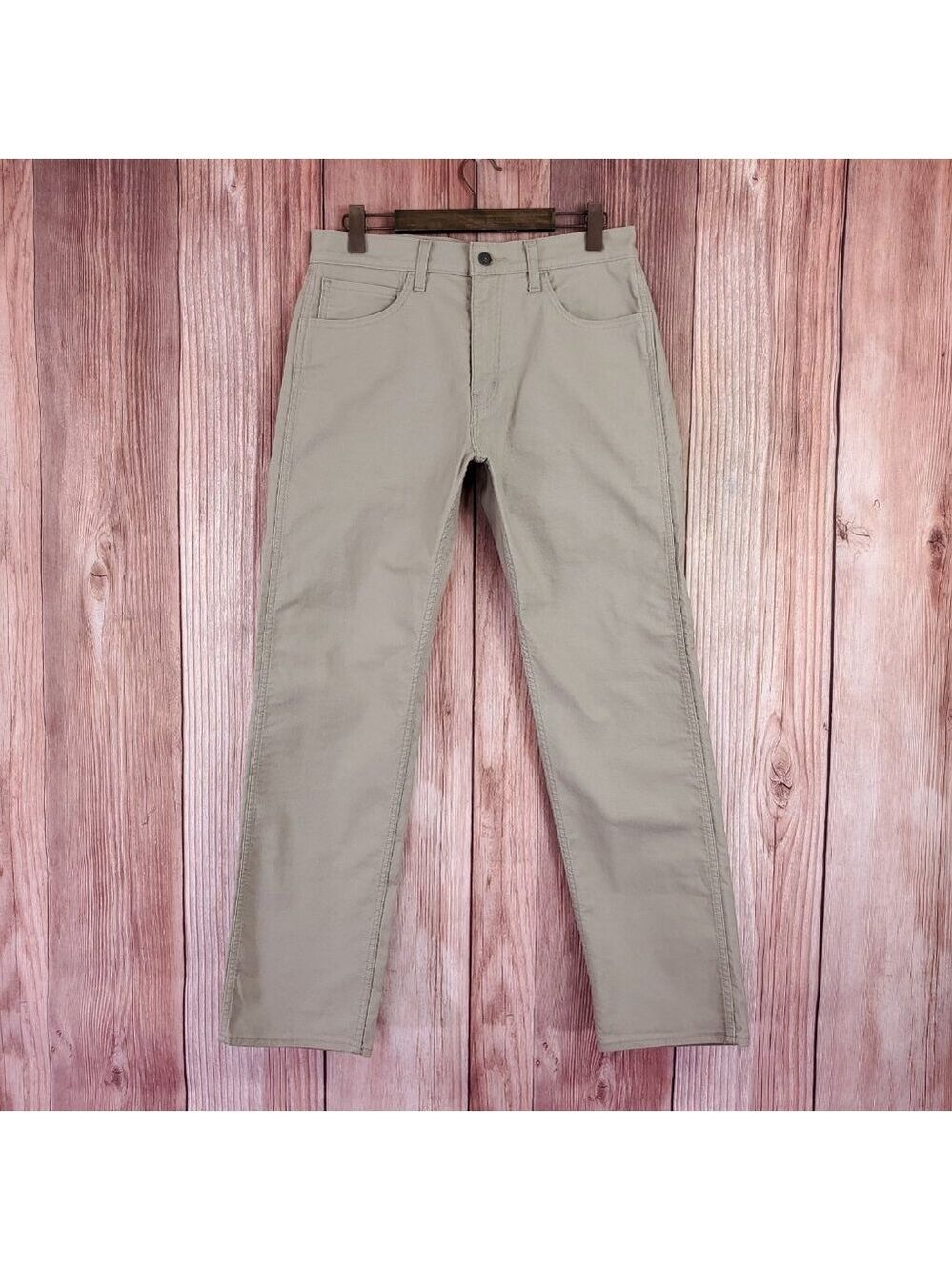 NWT Levis Mens 33x32 Workwear Fit Canvas Utility Durable Jeans Pants Tan Khaki